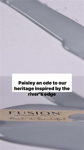 Introducing Paisley, an Ode to our heritage inspired by the rivers edge that runs through the beautiful town of Paisley, Scotland. This multitone blue invokes a whimsical feeling, pair with Little Whale for a neutral tone on tone backdrop or Rose Water for a charming twist. This truly inspiring blue reveals its softness when compared to our more pure bright Champness on the left next to a neutral grey on the right, Pebble. It shows its tone and depth of colour. Paisley, a beautiful and inspiring