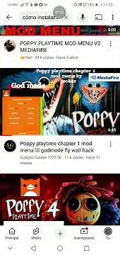 Cómo instalar poppy playtime mod menú en este video