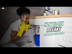 How to Fix a Leaky Faucet in 5 Easy Steps | Simple DIY Plumbing Repair