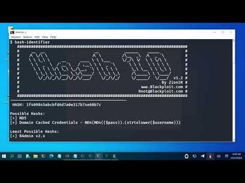 Hash Identifier v1.2 - The Hacker