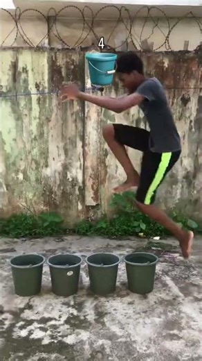 I Jumped Over 7 Buckets – Did I Make It? 😱