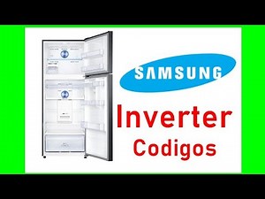 Nevera inverter samsung codigos de error modo diagnostico