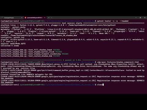 Lesson 38: Shadow DOM Handling in Playwright