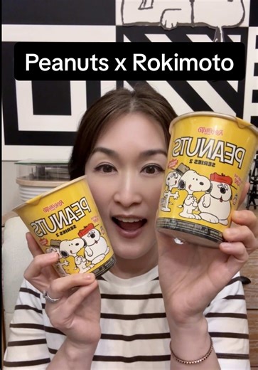 @ROKIMOTO “Slurp the fun” 🍜 I pulled 2 more and 8 more to go! So fun! 🤩 You can find this Snoopy blind cups at @MINISO OFFICIAL #blindboxopening #snoopy #peanuts #funmaker #rokimoto