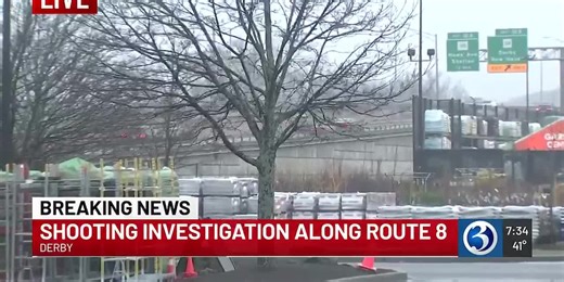 Shooting investigation closes part of Route 8 in Derby, troopers say