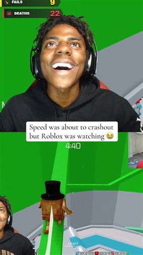 Speed Crashing out while playing Roblox 😭 #ishowspeed #ishowspeedclips