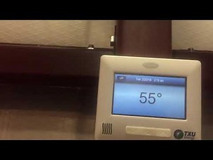 Carrier TXU Thermostat secret menus