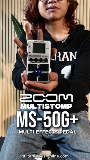 ɢᴜɪᴛᴀʀʟɪᴄɪᴏᴜꜱ.ᴍʏ on Instagram: "⚡️ Compact. Powerful. Essential. ⚡️ The Zoom MS-50G MultiStomp brings over 55 legendary amps, stompboxes, and effects into one pedal-sized unit. Perfect for guitarists who need pro-level tones without a bulky board, this all-in-one stompbox is your gateway to endless creativity — from stage to studio. 🔥 Just arrived at Guitarlicious and available now at guitarlicious-online.com. We accept Atome, Grab Pay Later, Shopee SPayLater, Credit Card EPP installment, Aeon 