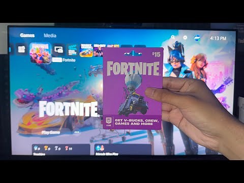 HOW TO REDEEM FORTNITE GIFT CARD CODE ON PS5 IN 2026!