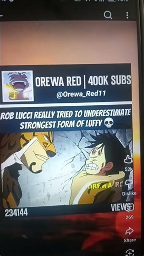 one piece Luffy vs rob lucci