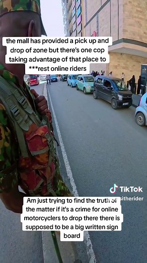 Online Rider Harassment at Mall Pickup Zone