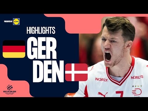 Germany vs Denmark | Highlights | Men's EHF EURO 2026
