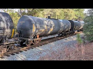 CSX 5211 and CSX 5286 lead a HUGE mixed freight train with 2 mid DPUs Saturday 11/29/2025