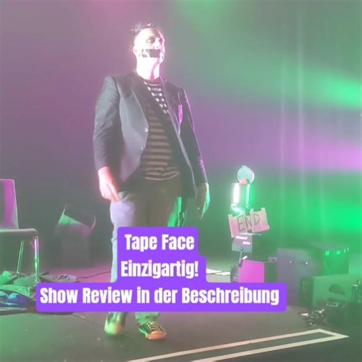 Tape Face Show - einzigartig 🤐😀