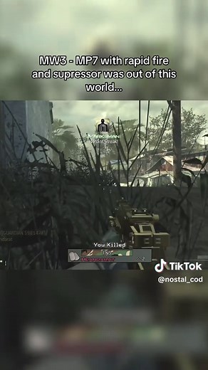 MW3 MP7 Set-Up with Rapid Fire and Suppressor