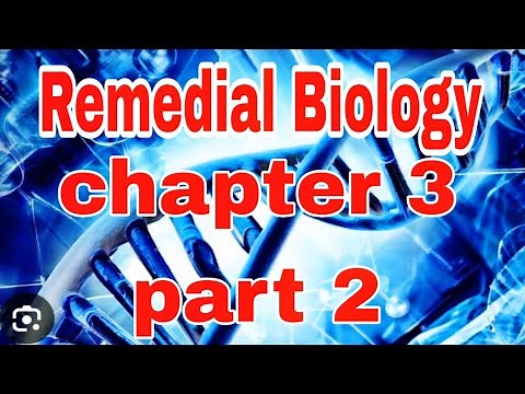 Biology Remedial chapter 3 part 2