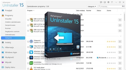 Ashampoo UnInstaller 15 za darmo. Jeden klik i komputer czysty