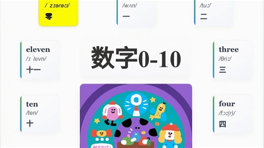 【系统课】第1课：数字0-10｜互动游戏+记忆口诀 #英语启蒙 #系统学习 #互动教学