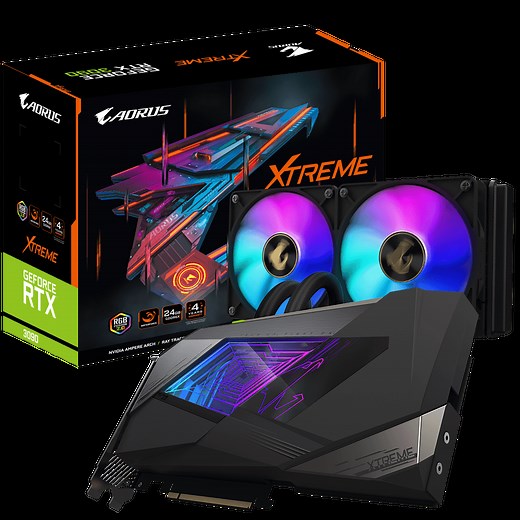 AORUS GeForce RTX™ 3090 XTREME WATERFORCE 24G - GIGABYTE Global