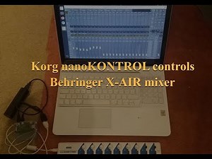 Control Behringer X-AIR/X32 with Korg nanoKONTROL