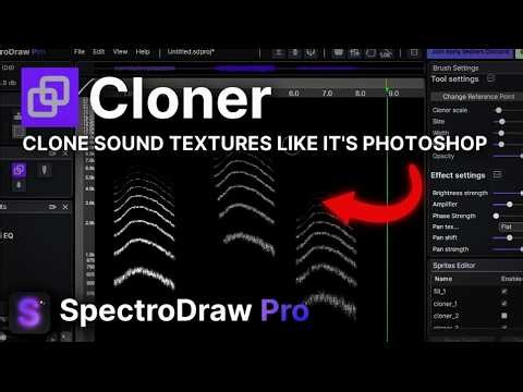 SpectroDraw Pro - How to use the Cloner
