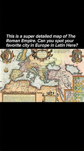 The Roman Empire Like You’ve Never Seen It Before 🗺️ | Spot Your City in Latin! #fypシ