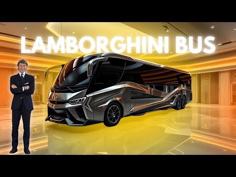 Lamborghini's New Luxury Bus: A Supercar on Wheels with 800 Horsepower—You Won't Believe the Specs!