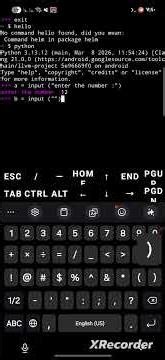 python code in termux 💯