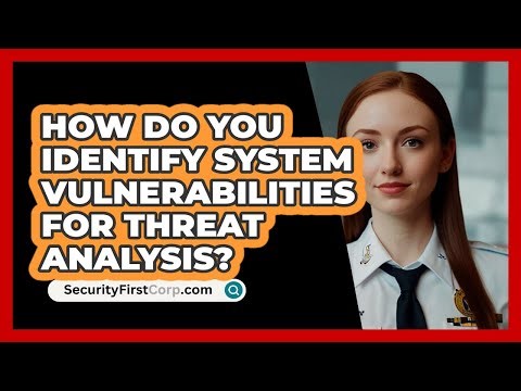 How Do You Identify System Vulnerabilities For Threat Analysis? - SecurityFirstCorp.com