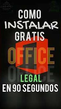 👉 Cómo tener #microsoftoffice GRATIS 💻🔥