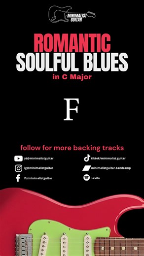 Romantic Soulful Blues in C Major #subscribe #minimalistguitar #backingtrack #funkrockbackingtrack