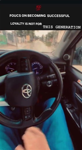 💯 FOUCS ON BECOMING SUCCESSFUL LOYALTY IS NOT FOR THIS GENERATION..⚡️