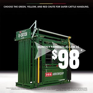 1.1K views · 757 reactions | Built to meet ranchers' needs, the Q-Catch 54 delivers unmatched performance in every handling task. Backed by a money-back safety guarantee. Giddy up! Get safer, more reliable cattle equipment, in stock now! | Arrowquip | Facebook