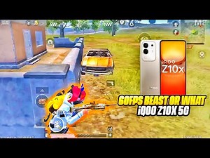 60 FPS is STILL a Weapon 💥 BGMI Test on iQOO Z10x 5G 💀
