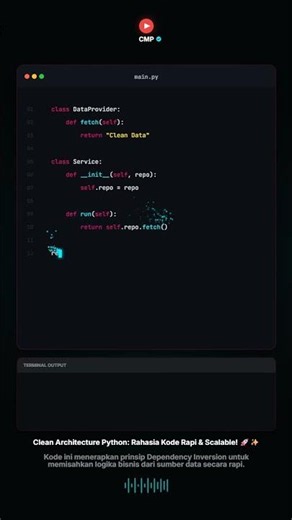 Clean Architecture Python: Rahasia Kode Rapi & Scalable! 🚀✨