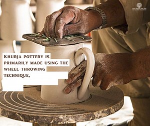 16 reactions | #Khurja Pottery is an extraordinary style of #pottery where the artifacts possess a glossy finish despite being #handmade. It is renowned for its vibrant colors, intricate designs, and high-quality craftsmanship. #UttarPradesh #India #pottery #craft #traditional #culture #Khurja | Indian Council For Cultural Relations | Facebook