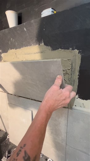 Apex Floor Designs | Don’t be a tile placer. Combing trowel lines and placing the tile with a couple little wiggles isn’t tile setting. Work the tile into the... | Instagram