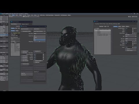 LightWave Hair - Metamorphic Weights + FiberFX Fur
