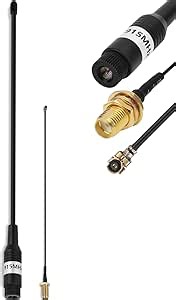 Meshtastic LoRa Antenna 915MHz 10dBi Gain - Long Range Soft Whip with SMA Male Connector + 15cm Extension Cable for Meshtastic LoRa Maker ESP32 V3 Development Board (Enhanced Version, 39cm)