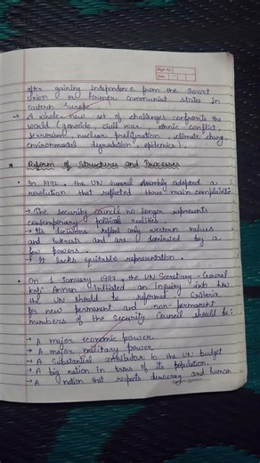 United nations # pol sci # notes # ch 4 class 12 CBSE