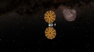 14K views · 594 reactions | 直 It's still asteroid autumn here at NASA. Next up, on Nov. 1 our #LucyMission will visit the first of its 10 asteroid targets, a tiny main-belt asteroid called Dinkinesh. This flyby will allow Lucy to test a crucial system: autonomous terminal tracking. https://go.nasa.gov/4035kX2 | NASA Solar System Exploration | Facebook