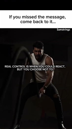 Real control is choosing not to react. ✨#Control #Peace #mindset