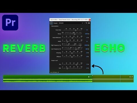 End Song With Reverb Echo Sound Effect | Premiere Pro Tutorial