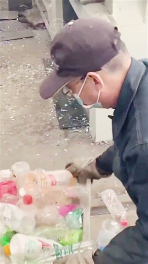 Plastic Bottle Shredder Test Run: