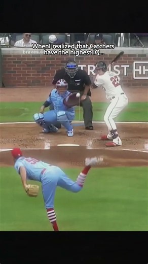 The catcher has the highest authority in the team.#baseball #mlb #catcher #power #usa