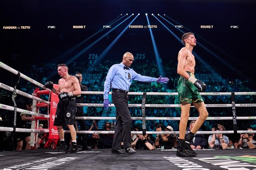 Full fight video: Sebastian Fundora makes Tim Tszyu quit - FIGHTMAG