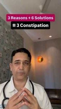 3 reasons + 6 solutions 3 constipation #health #digestion #diabetes #english #obesity