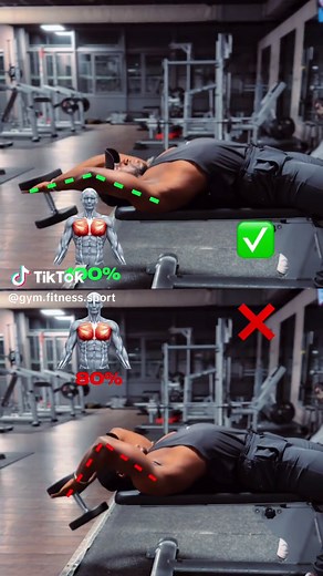 Dumbbell pullover mistakes! - - The video shows mistakes and proper form for dumbbell pullovers, highlighting incorrect versus correct techniques. Follow me for fitness advice & workouts @kallonworld ✅ Maintain a slight bend in your arms for increased pec and lat engagement. Stop when arms are perpendicular to the floor. ❌ Avoid excessive elbow bending, increase tricep involvement. Bringing the dumbbell on top of your belly at the top. No tension on target muscle. SAVE THIS VIDEO FOR LATER ✅📱 S