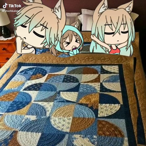 Playful Animated Characters in a Cozy Bedroom Setting