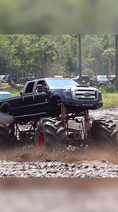 Big Tire Mega Truck! #monstertruck #mudding #mud #megatruck | Moto Doggo